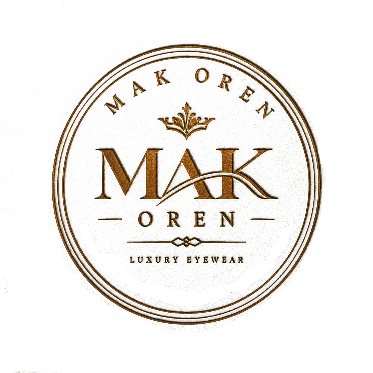 Mak Oren 24K gold-plated luxury eyewear